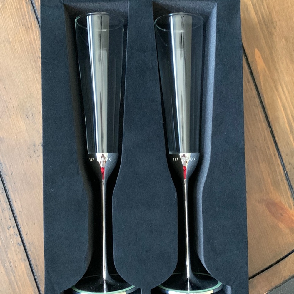 Take The Cake Toasting Flute Pair